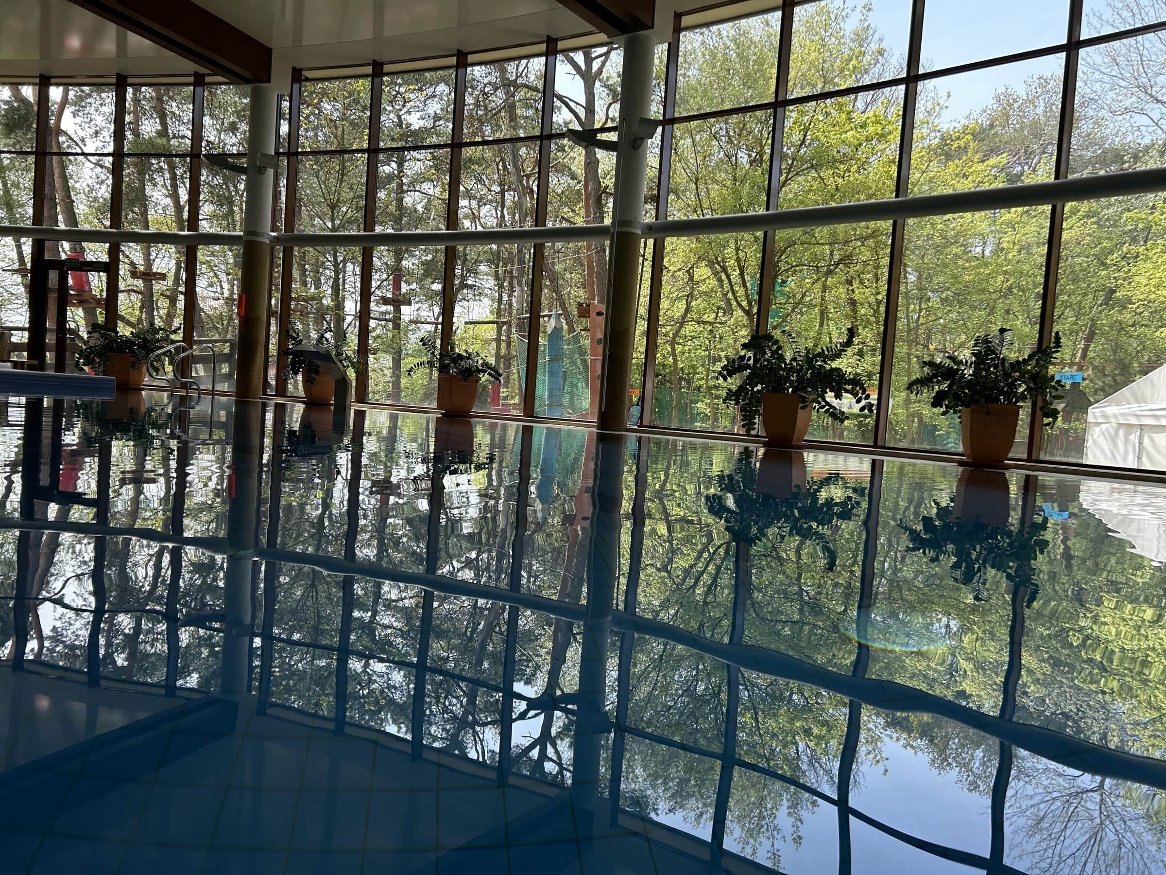 Pool at Hotel Dom Zdrojowy - hall architecture detail
