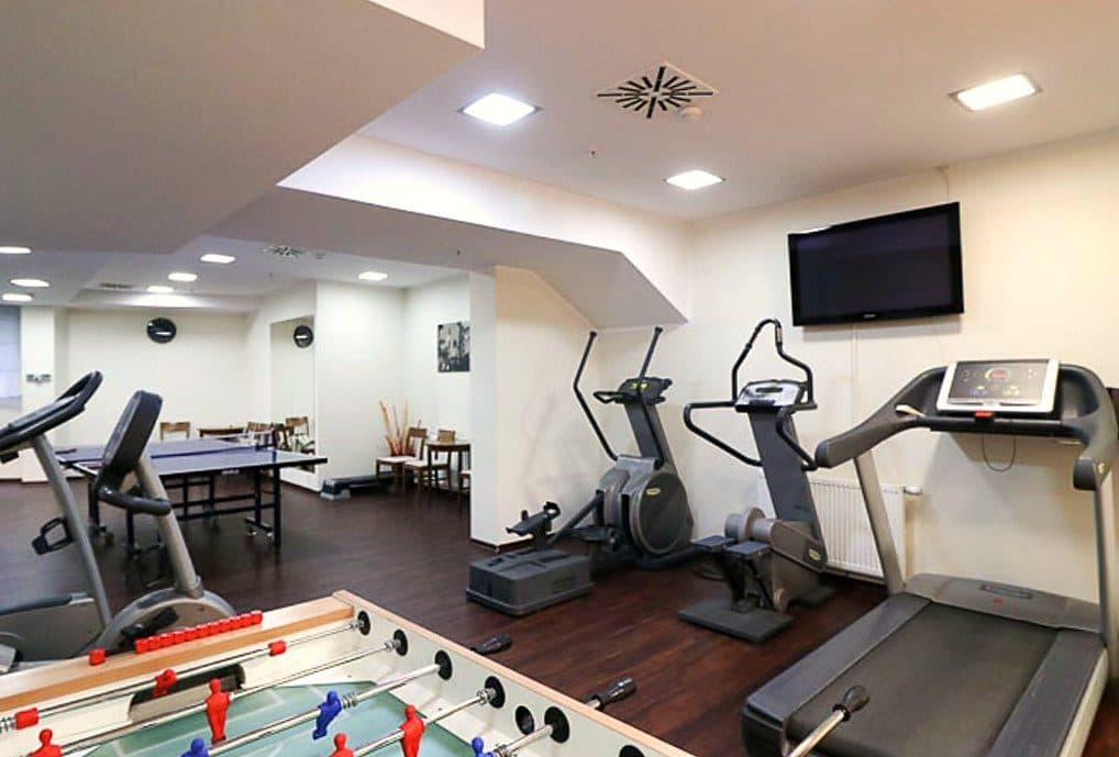 Strefa cardio w siłowni Hotelu Dom Zdrojowy