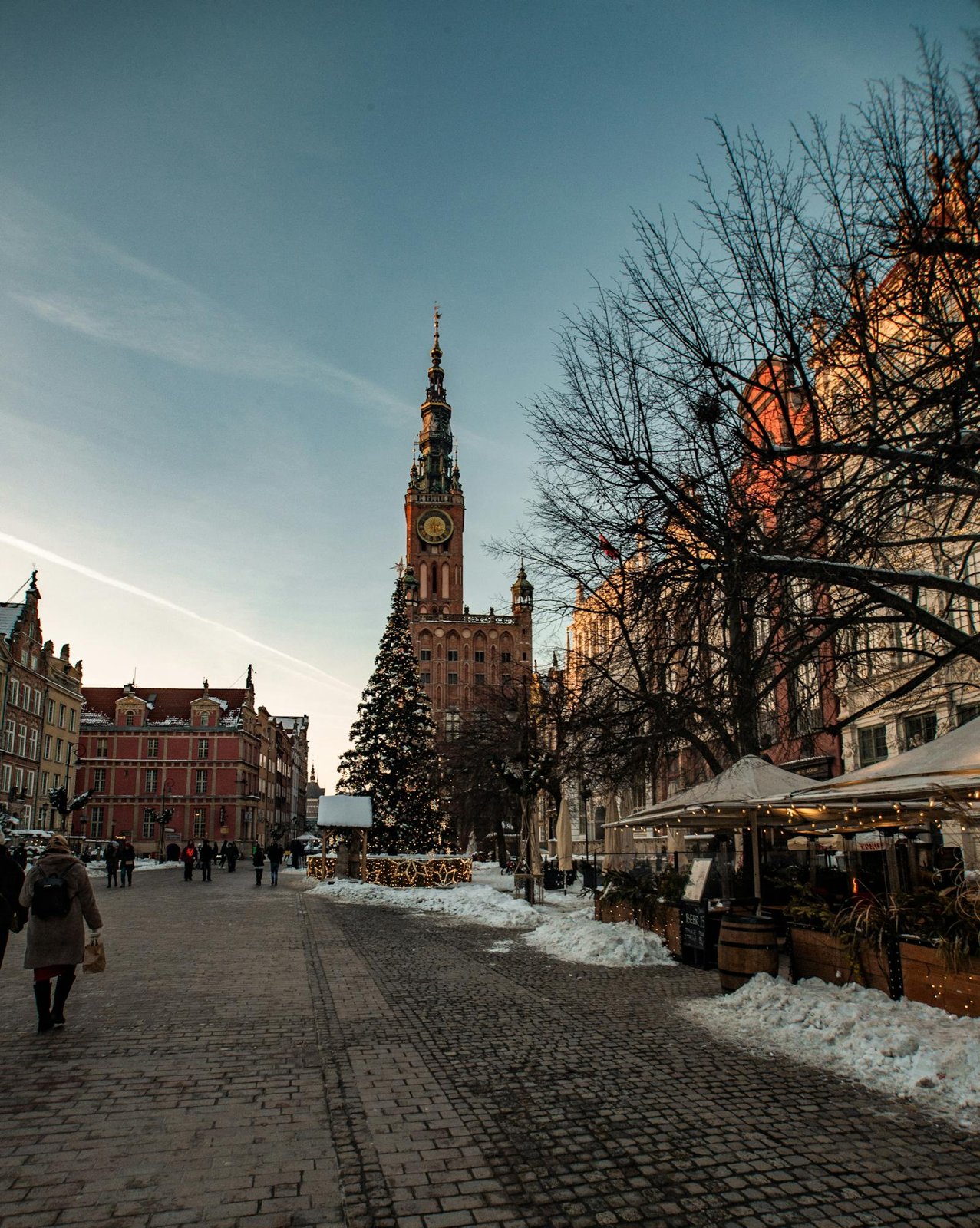 Trojmiasto zima - zabytkowy rynek Gdanska, plus pomysl na off-season weekend nad Baltykiem